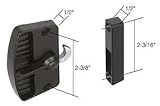 ブラックスライド画面ドアラッチとPull 2 – 3 / 8 "ネジ穴