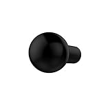 Allied Brass B-10-BKM Decorative Cabinet Knob, Matte Black [並行輸入品]