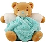 Kaloo Plume Small Chubby Bear Soft Toy Turquoise by Kaloo