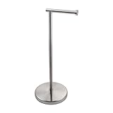 KES Free Standing Toilet Paper Holder SUS 304ステンレススチールRustproof洗面台ティッシュロールホルダー床スタンドストレージモダン、bph280s1