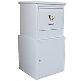 宅配ボックス 大容量 鍵付き DBOX875 戸建て用 マンション アパート /ホワイト