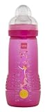 MAM Baby Bottle, Pink, 11 Ounce, 2-Count by MAM [並行輸入品]