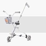 赤ちゃんの四輪の粉々に耐える軽量折りたたみ子供のトロリートレンドアドベンチャー旅行システムの範囲航空アルミニウムシルバー6.3。 (色 : E)