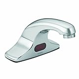 Moen 8301 Commercial M-Power 4-Inch Centerset Battery Powered Sensor-Operated Faucet .5 gpm, Chrome 