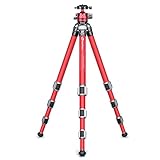 Leofoto レオフォト LA-324C+LH-40R (FR) フルレッド カーボン三脚