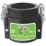 Green Leaf GLP 150 D NL Series Polypropylene Gator Lock Cam Lever Coupling, Non-Locking, 1 1/2" Fema