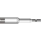 日立工機 Pコン用ソケット 寸法115mm 六角二面幅 12mm 六角軸二面幅 6.35mm 0099-6189