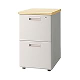 インテリア 家具 便利 おしゃれ 脇机2段 GT-462WTR ナチュラル