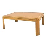 こたつテーブル継脚式　105㎝長方形　手元コントローラー付　ナチュラル　MYK-T105NA
