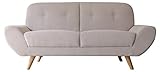 大川家具 GART 2.5人掛けソファ バベル 156cm幅/素材:布 ベージュ
