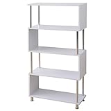 山善(YAMAZEN) ディスプレイラック 幅80 奥行30 5段 ホワイト MIR-5(WH)