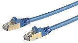 StarTech.com カテゴリ6a LANケーブル 7m ブルー ツメ折れ防止RJ45コネクタ CAT6aイーサネットケーブル 6ASPAT7MBL