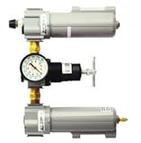 Milton 1102 1/2" Filter Regulator and Lubricator Trio [並行輸入品]