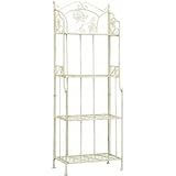 折りたたみ式4段ラック 【viora】 スチール 幅61cm×奥行29cm (室内/屋外/ガーデニング)