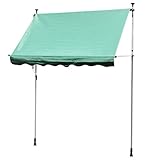 陽射しを防いで室内まで涼しく【ワルツ-WALTZ-】（オーニング1.9M　日よけ）グリーン