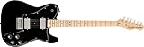 Squier by Fender エレキギター Affinity Series™ Telecaster® Deluxe, Maple Fingerboard, Black Pickguard, Black ソフトケース付き