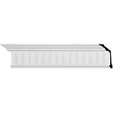 Ekena Millwork mld05 X 03 X 06ly Lyon Crown Molding、4 3 / 4 " H x 2 3 / 4 " P x 5 1 / 2 " F x 96 " L