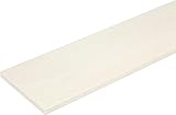 ウッドワン 棚板 ニュージーパイン無垢材 ホワイト色 糸面 [長さ600x奥行300x厚み18mm] MTR0600I-C1I-WH