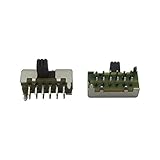 Goliton® 10X　トグルスイッチ　　SK-42D01（4P2T）　水平列第2ギア　シルバー
