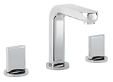 Hansgrohe 31063001 Metris S Widespread Faucet Full, Chrome [並行輸入品]