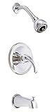 Danze D503011T Melrose Single Handle Tub and Shower Trim Kit with Conservation Flow Showerhead, Chro
