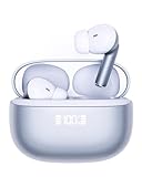 イヤホン bluetooth ワイヤレスイヤホン 【2026新登場 臨場感アップ】ANC ノイズキャンセリング イヤフォン ブルートゥース IPX4防水 自動ペアリング マイク付き 通話対応 タッチ操作 コンパクト 通学/通勤/スポーツ Type-C充電 iPhone/Android対応