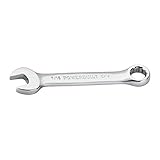 Powerbuilt 641782 SAE Mirror Polish Stubby 7/16' Combination Wrench [並行輸入品]