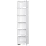 本棚 薄型 ラック 棚 木製 書棚 本箱 シェルフ 収納 コミック 大容量 おしゃれ 〔幅440〕 ホワイト