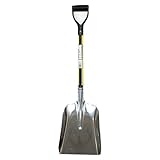 雪かきスコップ　グラスファイバー柄 アルミスコップ 角型 #3