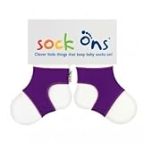 Sock Ons Socks - 0-6 Months, Grape by Sock Ons