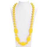 Consider It Maid Silicone Teething Necklace for Mom to Wear - FREE E-BOOK - BPA FREE and FDA Approve