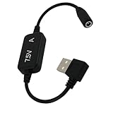 YEZHU ヒーターベスト USB 7.5V昇圧ケーブル 接続用 出力変換 7.5V昇圧 ウィンドコア 電熱ベスト 変換アダプタ ワークマン 防寒着 ヒーターパンツ