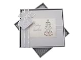 White Cotton Cards Wedding Day Guest Book Cake Design by WHITE COTTON CARDS