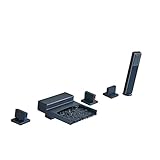 Rozin バスタブの蛇口 オイルは青銅をこすり 浴槽 風呂桶用 混合水栓 じゃぐち ハンドシャワー装備