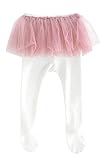 EOZY ベビー レギンス タイツ かわわい キッズ 女の子 パンスト スパッツ チュール スカート パンツ 春秋 レギパン スカッツ ピンク 73