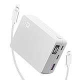 CIO SMARTCOBY TRIO 20000ｍAh 65W モバイルバッテリー 大容量 小型 急速充電 PD 3ポート iPhone 17 / 16 / 15 / Android/Macbook M3 / iPad Type-C USB-C USB-A パススルー PSE認証品 (ホワイト)