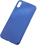 Plus Nao(プラスナオ) iPhoneXカバー iPhoneXケース iphone8 iPhone8plus iPhone10 シェル ケース カバー 半透明 apple アップル アイフォ 12ProMax ブルー