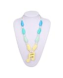 Nursing / Teething / Soothing / Drooling Necklace for Baby & Mom - Yellow Music Note by Pump Strap