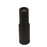 Urrea 7712HM 3/8-Inch Drive Deep 6-Point 3/8-Inch Magnetic Impact Socket, 2-3/16-Inch Long by Urrea