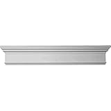 Ekena Millwork CRH07X46 46-Inch Bottom Width x 49 1/2-Inch Top Width x 7 1/4-Inch H x 1-Inch P Cross