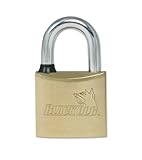 ブラック犬55150ソリッド真鍮南京錠キー設定異なるダブルロック、2 – 1 / 2インチ