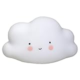 Creazy Kids Cute Cloud Face形状ランプルームライトコリドーデコレーション小さなナイトライト
