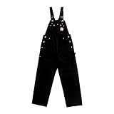カーハート Carhartt ダック ビブ オーバーオール R01 股下 （約81cm） コットン つなぎ メンズ ブラック Duck Bib Overall - Men's BLK - Black 