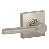 Schlage j10-brw-col Brentwood PassageドアレバーSet with Decorativeコルトントリム、サテンニッケル