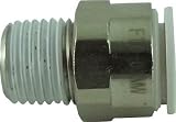 チヨダ　ファイブメイルコネクタ　Ｗ（白）１０ｍｍ・Ｒ１／４ F10-02MW