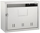 ナスタ(NASTA) ポスト KS-MB1SA 公団タイプ 本体: 奥行14.14cm 本体: 高さ26.6cm 本体: 幅33.74cm 名札プレート