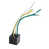 D DOLITY アクセサリー　12V　40-80アンペア　オート　リレー　ソケット　ホルダ　ベース　ノーマル　オープン　4ピン　ワイヤー　ハーネス