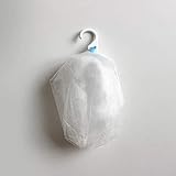 マーナ(MARNA) 泡工場 泡立てネット ホワイト 洗顔ネット フック付 B700W