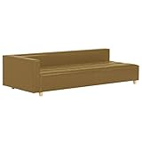 arne ベンチソファ ベンチ イス 背もたれ 肘掛け 片肘付き コーナーソファー Baggy DX-R 3×8 合成皮革 合皮 ベージュ