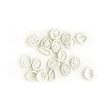 MolySun 手袋 作業用 手袋1パック使い捨てゴムラテックス指コットンアンチスタティックアンチスキッド労働保護手袋多目的フィンガーベッド（白）